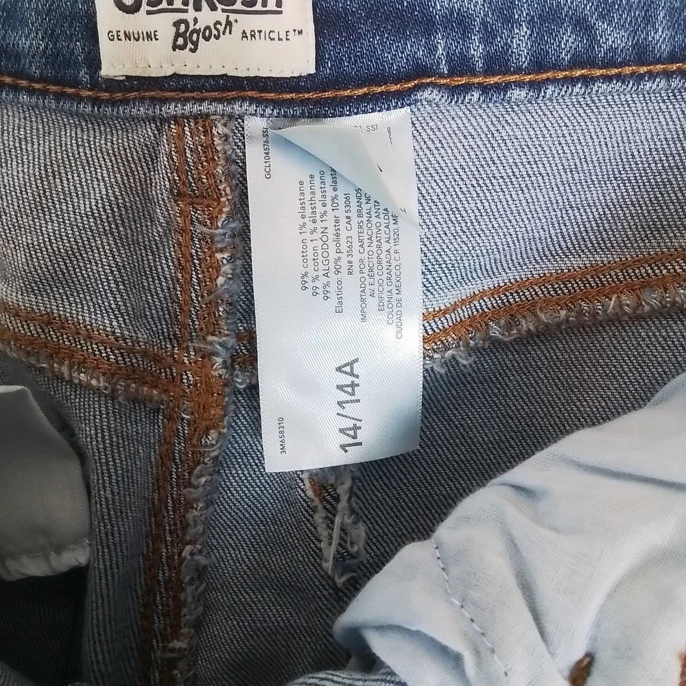 OshKosh Girlfriend Jeans‎ Size 14 in Medium Wash Denim